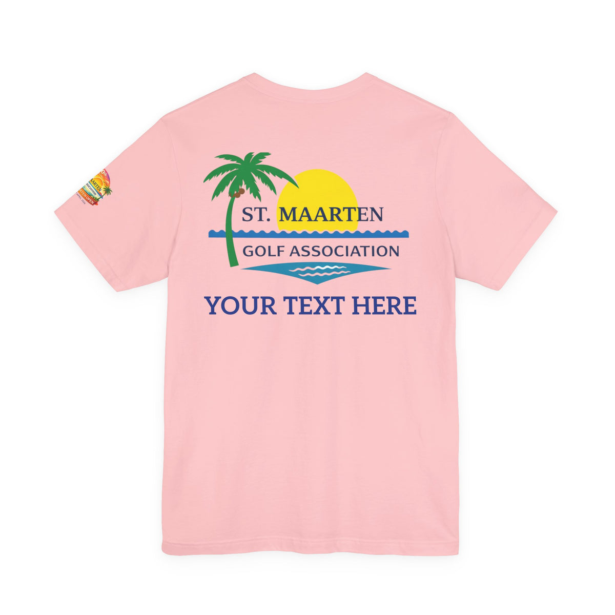 St. Maarten Golf Association Tee — Island Sunset T-Shirt.