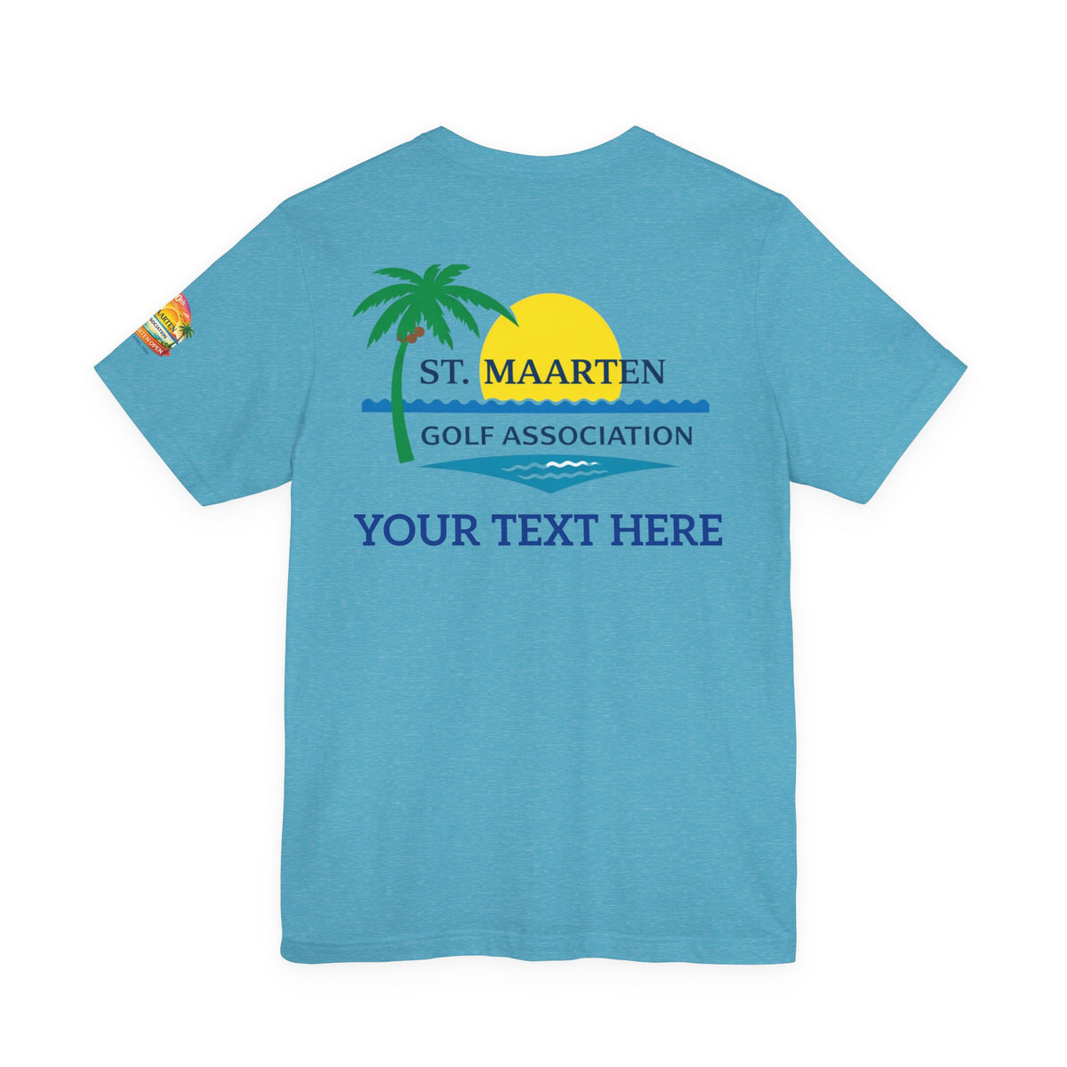 St. Maarten Golf Association Tee — Island Sunset T-Shirt.