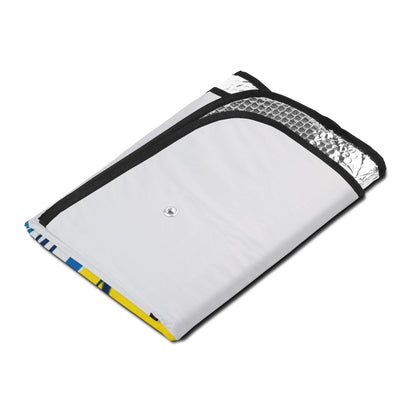 St. Maarten Golf Association Car Sun Shade – Tropical Palm & Sunset Windshield Cover