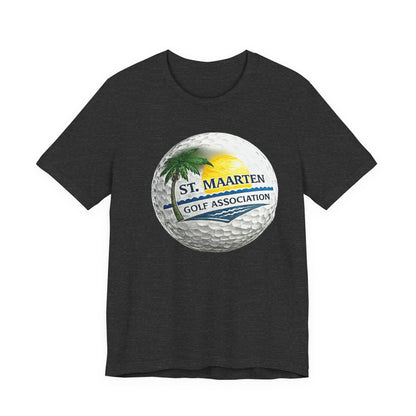 St. Maarten Golf Association Tee — Tropical Golf Ball Graphic T-Shirt