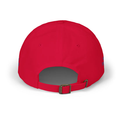 St. Maarten Golf Association Dad Cap — Tropical Palm & Sunset Embroidered Hat