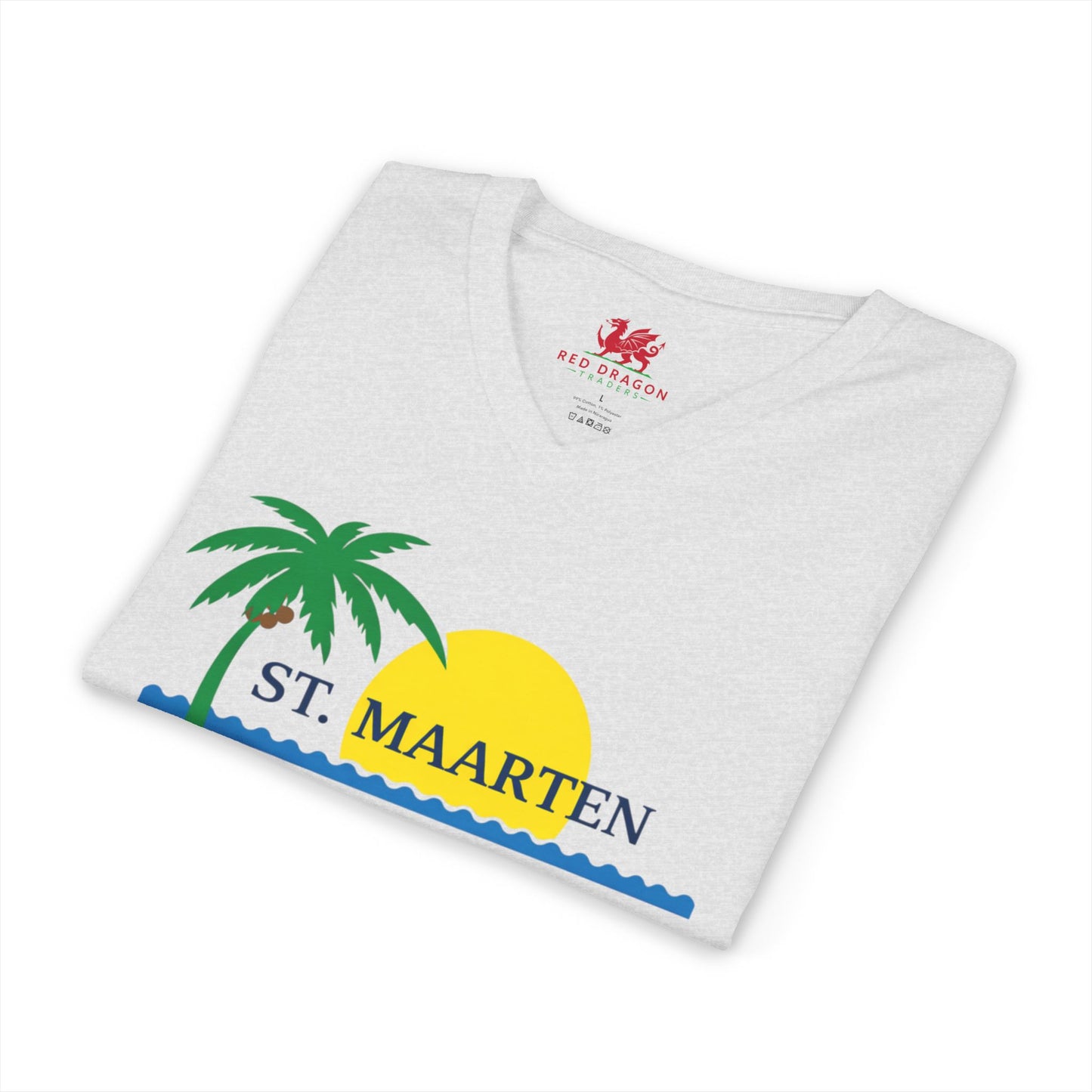 St. Maarten Golf Association V-Neck Tee