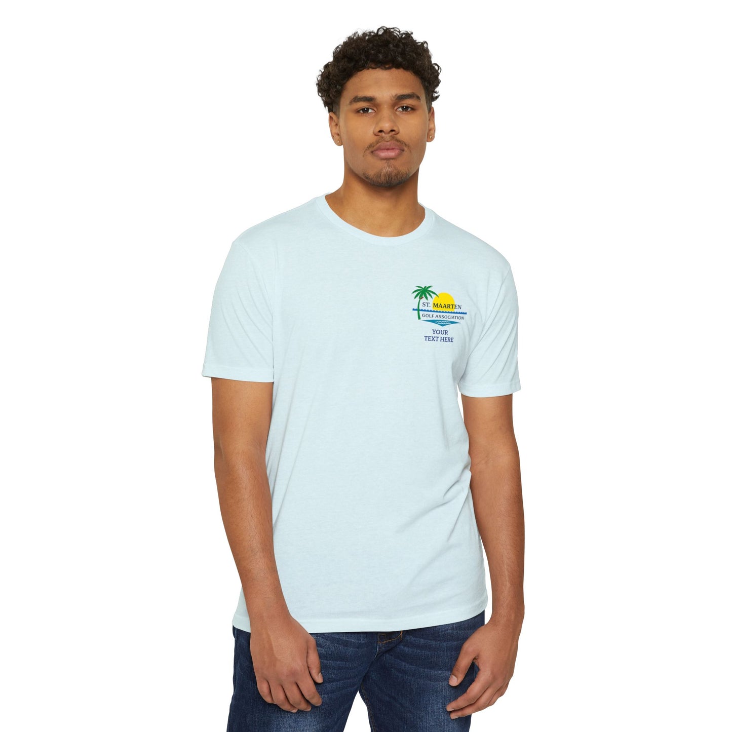 SMGA Classic Unisex Golf T-Shirt. Official Sint Maarten Golf Association Apparel