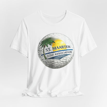 St. Maarten Golf Association Tee — Tropical Golf Ball Graphic T-Shirt