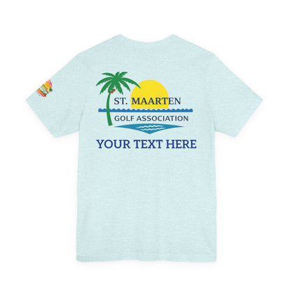 St. Maarten Golf Association Tee — Island Sunset T-Shirt.