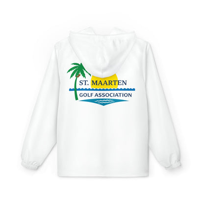 St. Maarten Golf Association Windbreaker Jacket — Tropical Logo Zip-Up
