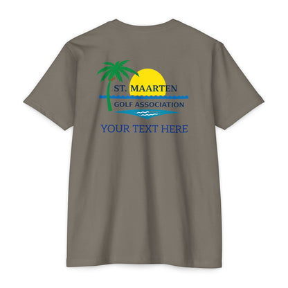 SMGA Classic Unisex Golf T-Shirt. Official Sint Maarten Golf Association Apparel