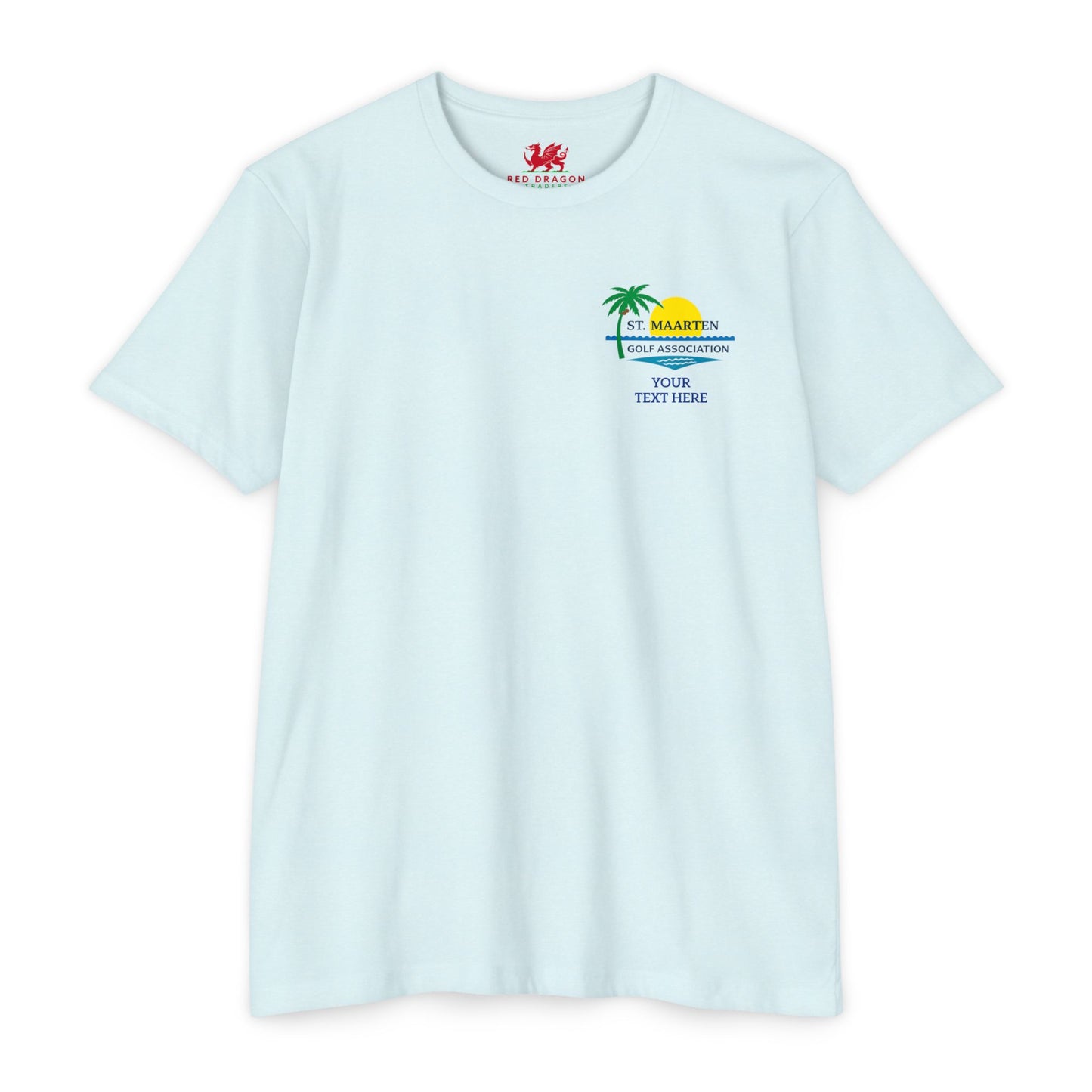 SMGA Classic Unisex Golf T-Shirt. Official Sint Maarten Golf Association Apparel