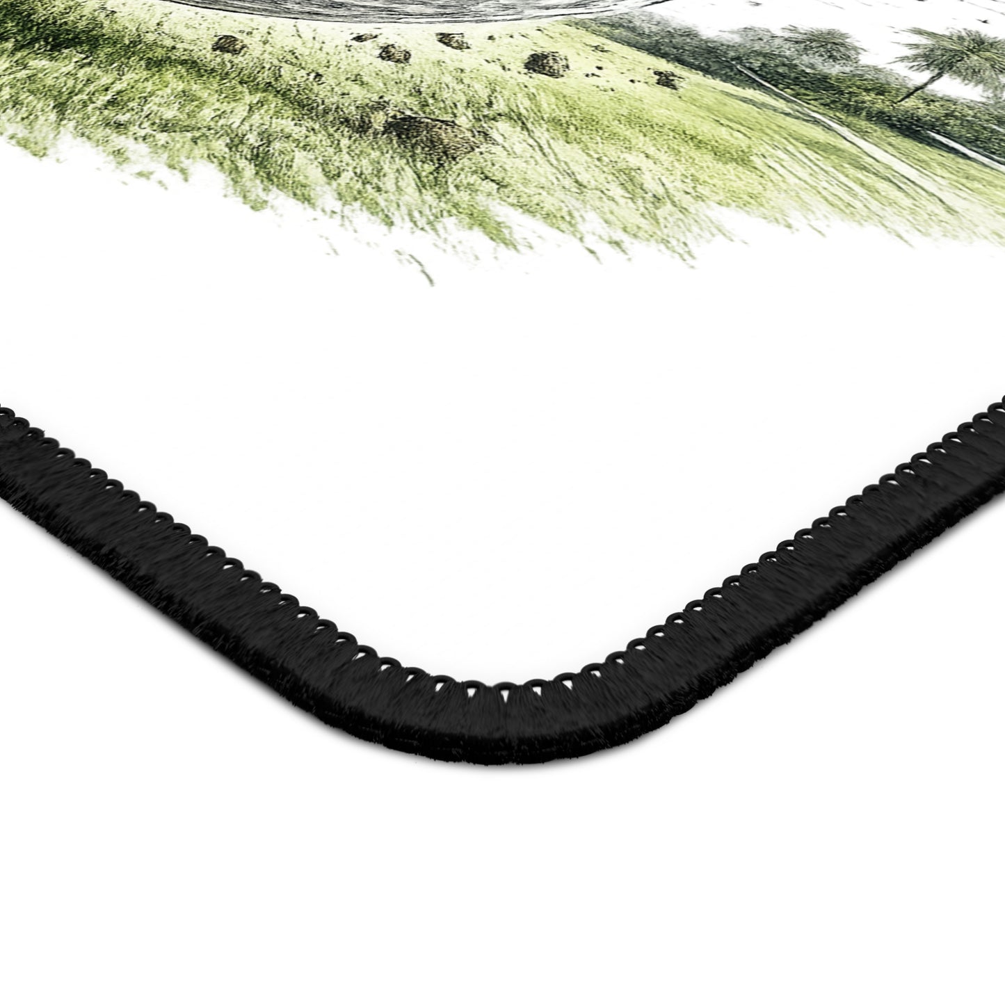 St. Maarten Golf Association Mouse Pad — Tropical Golf Ball Design