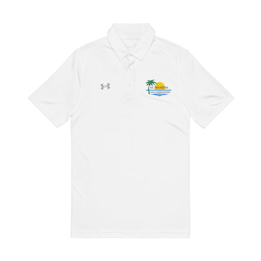 St. Maarten Golf Association Embroidered Tropical Logo Polo Shirt