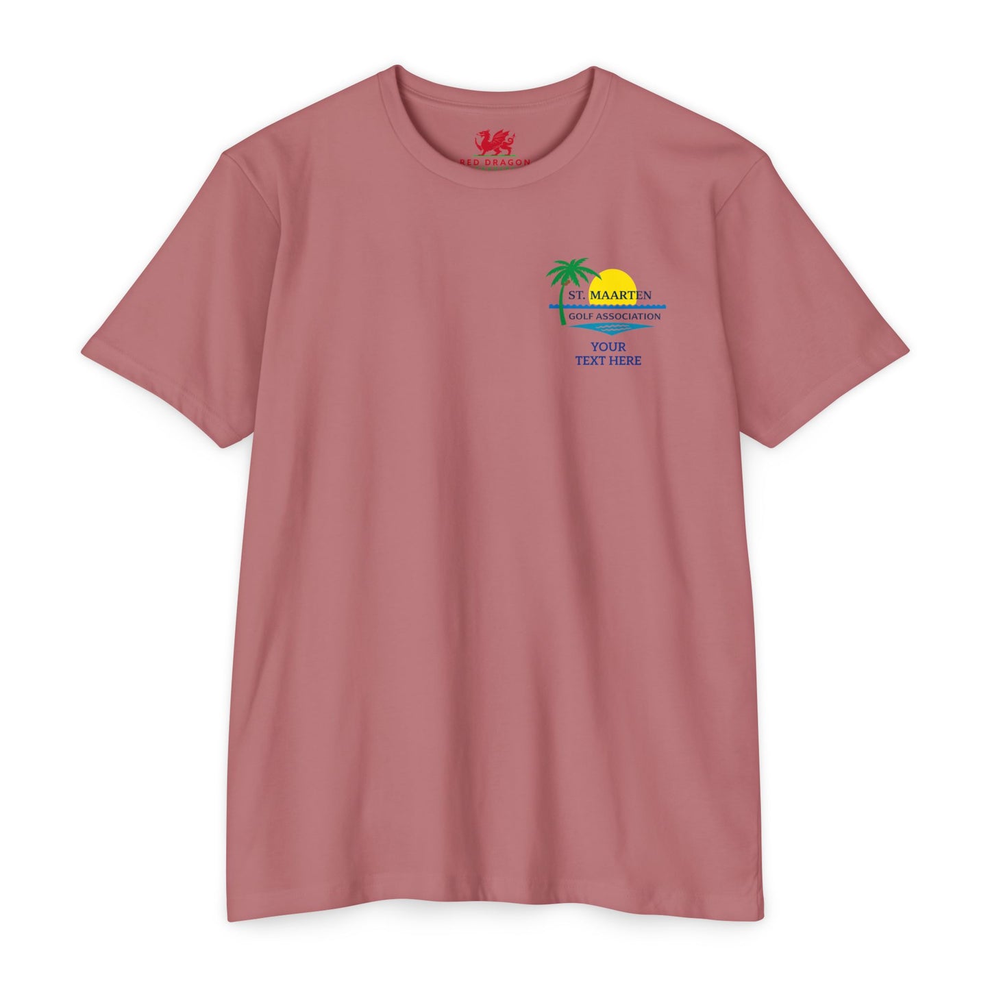 SMGA Classic Unisex Golf T-Shirt. Official Sint Maarten Golf Association Apparel