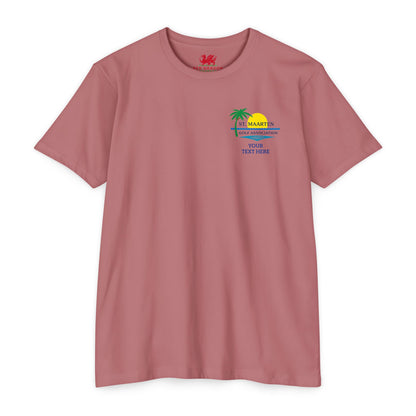 SMGA Classic Unisex Golf T-Shirt. Official Sint Maarten Golf Association Apparel