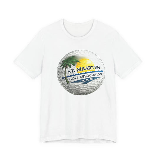 St. Maarten Golf Association Tee — Tropical Golf Ball Graphic T-Shirt