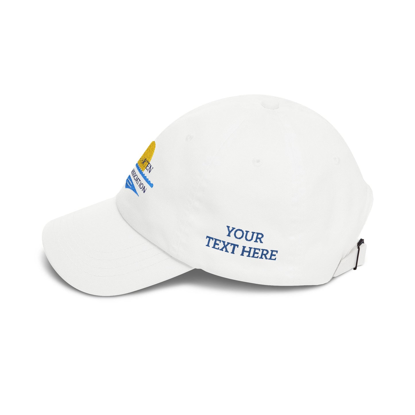 St. Maarten Golf Association Dad Cap — Tropical Palm & Sunset Embroidered Hat