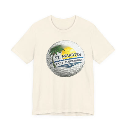 St. Maarten Golf Association Tee — Tropical Golf Ball Graphic T-Shirt