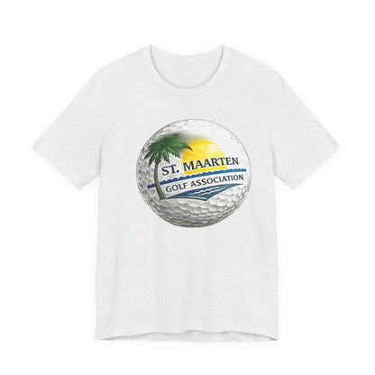 St. Maarten Golf Association Tee — Tropical Golf Ball Graphic T-Shirt