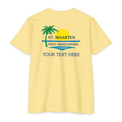 SMGA Classic Unisex Golf T-Shirt. Official Sint Maarten Golf Association Apparel