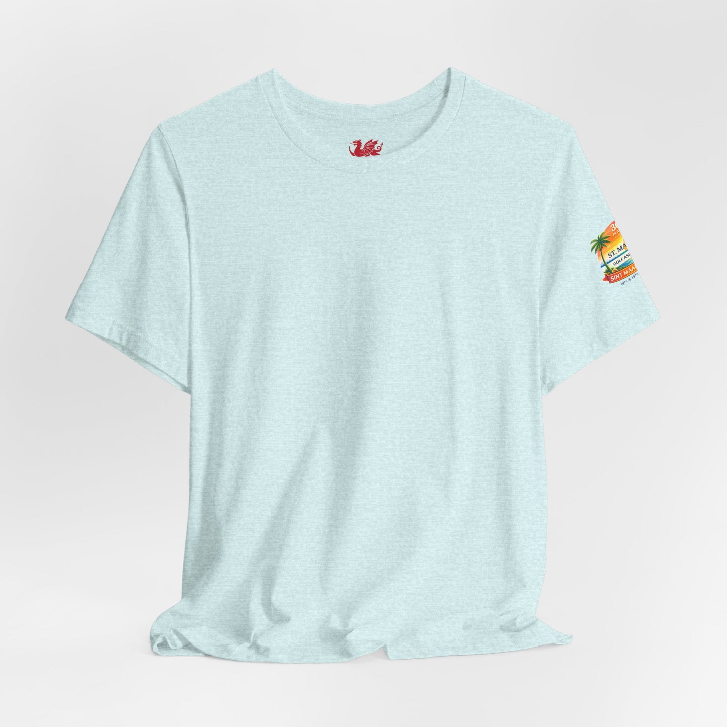 St. Maarten Golf Association Tee — Customizable Island Sunset T-Shirt