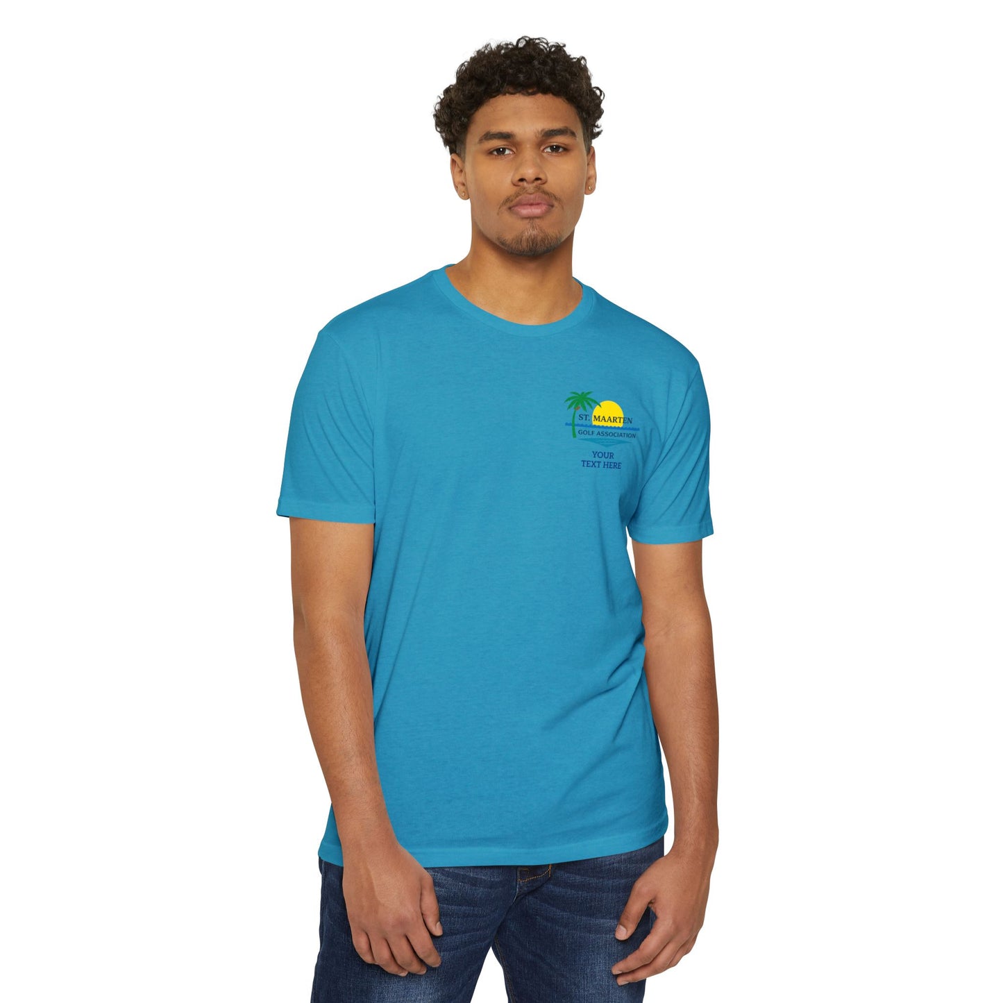 SMGA Classic Unisex Golf T-Shirt. Official Sint Maarten Golf Association Apparel