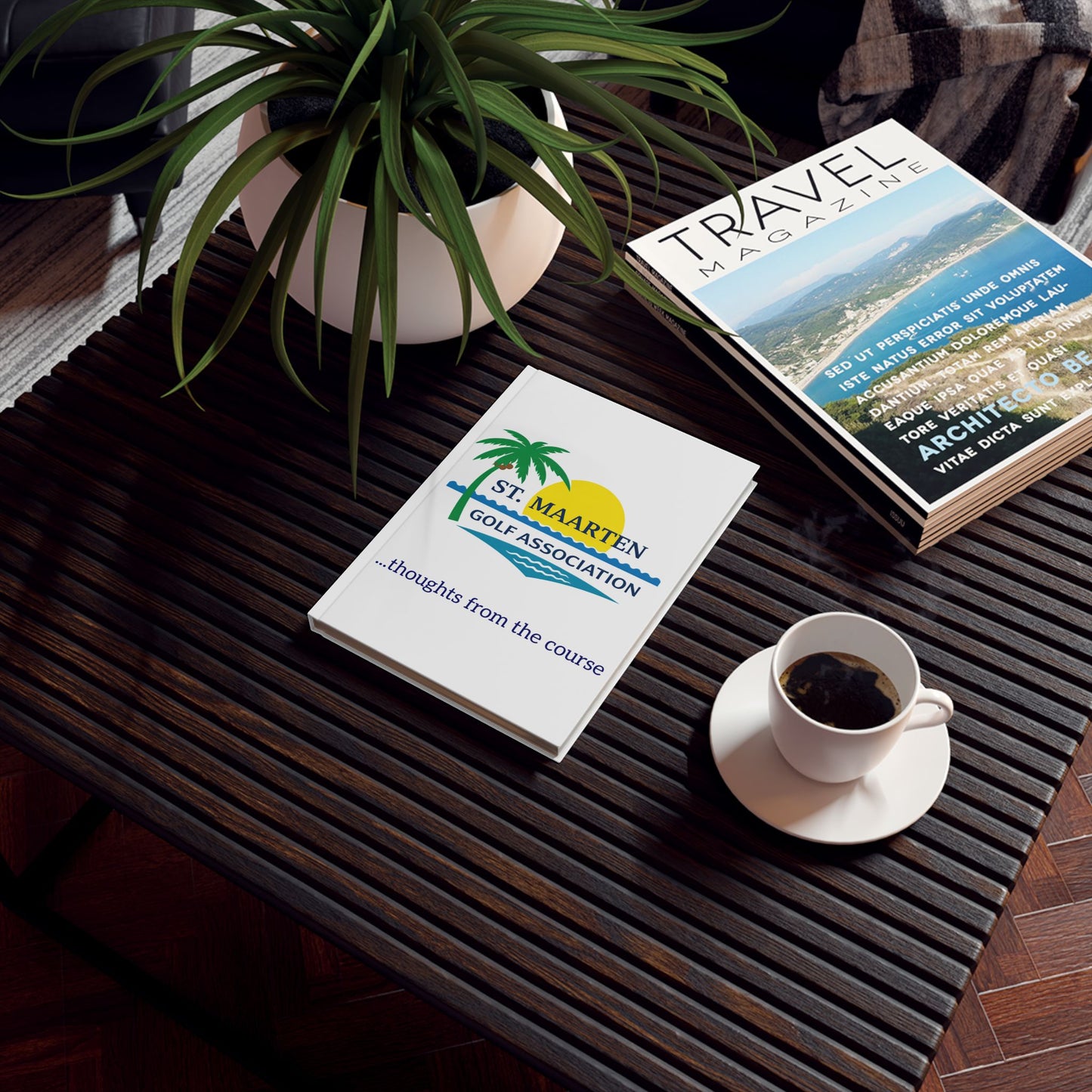 St. Maarten Golf Association Hardcover Journal — "Thoughts From the Course"