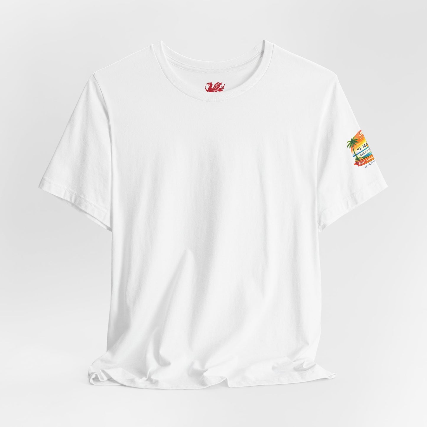 St. Maarten Golf Association Tee — Customizable Island Sunset T-Shirt