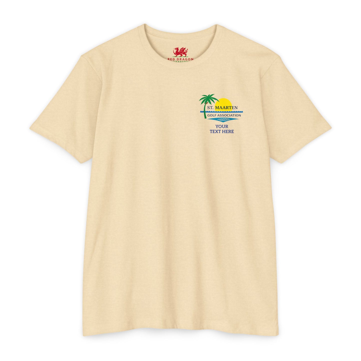 SMGA Classic Unisex Golf T-Shirt. Official Sint Maarten Golf Association Apparel
