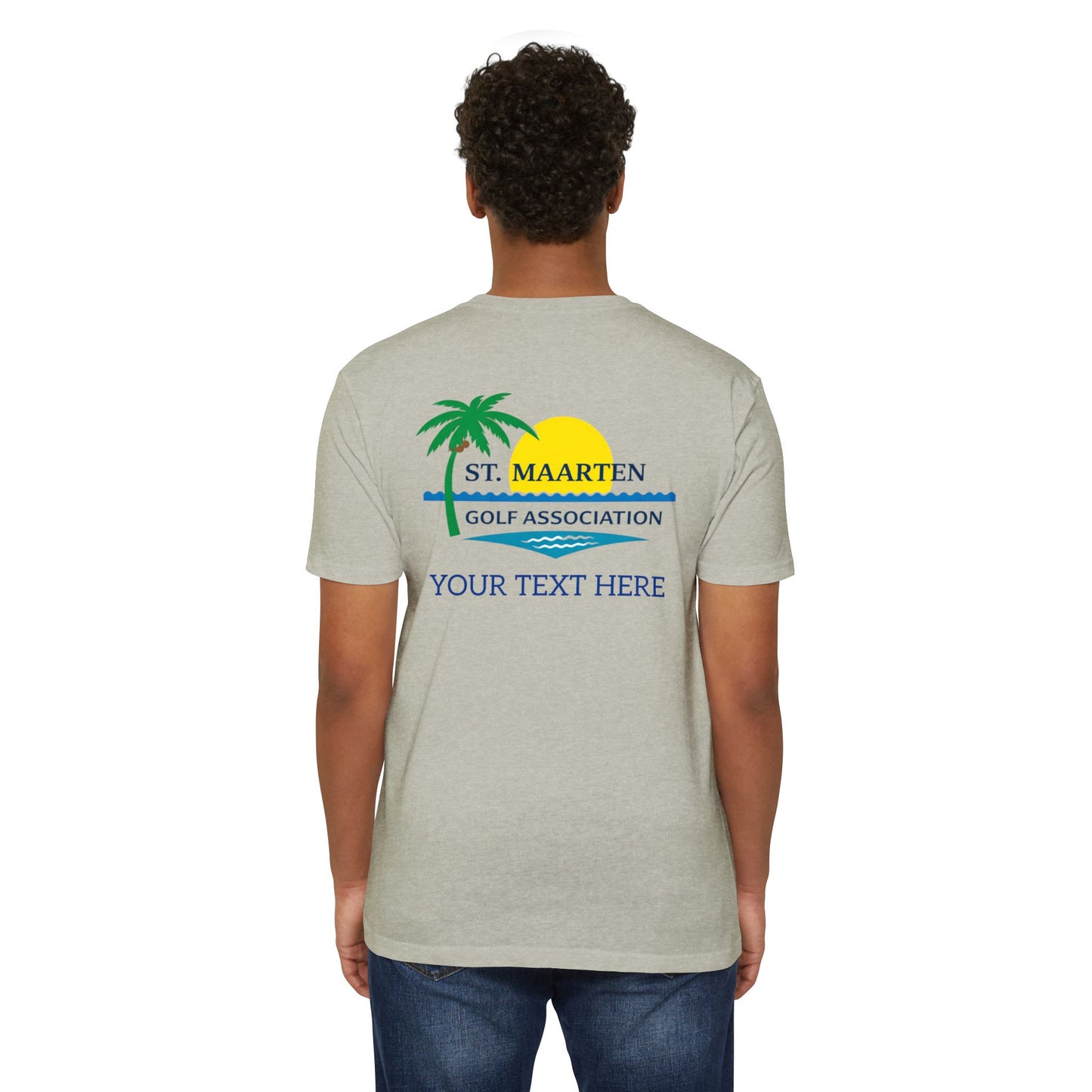 SMGA Classic Unisex Golf T-Shirt. Official Sint Maarten Golf Association Apparel