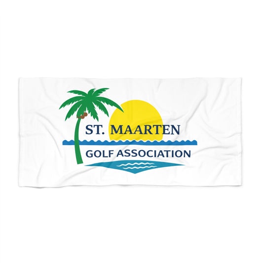 St. Maarten Golf Association Beach Towel