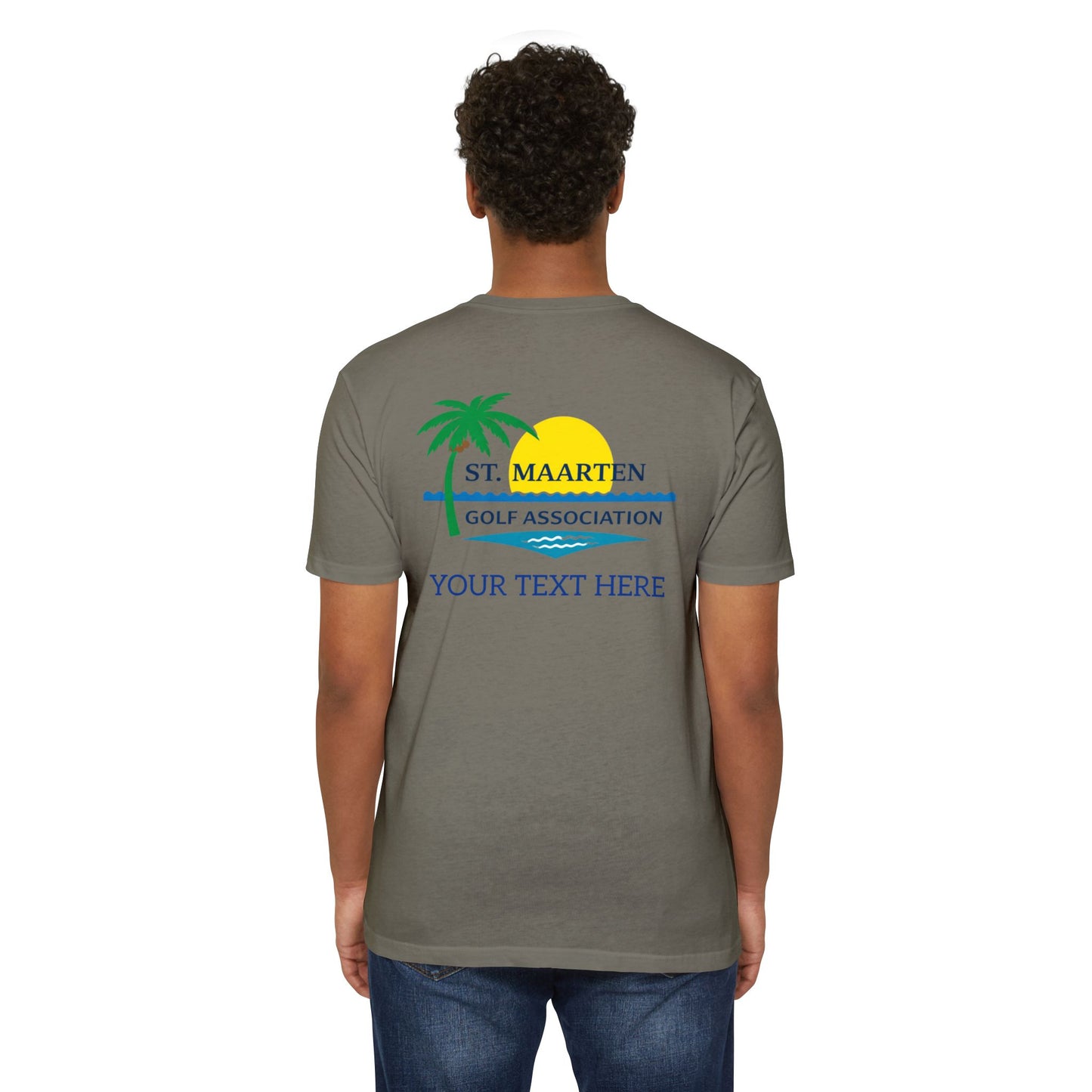 SMGA Classic Unisex Golf T-Shirt. Official Sint Maarten Golf Association Apparel