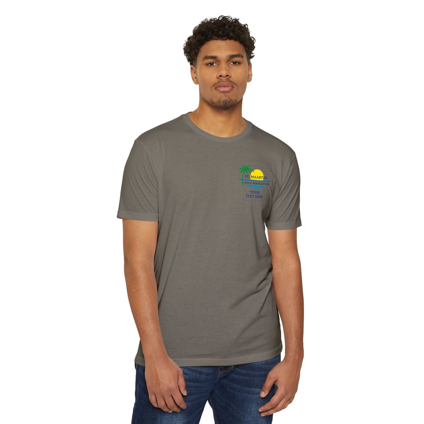 SMGA Classic Unisex Golf T-Shirt. Official Sint Maarten Golf Association Apparel