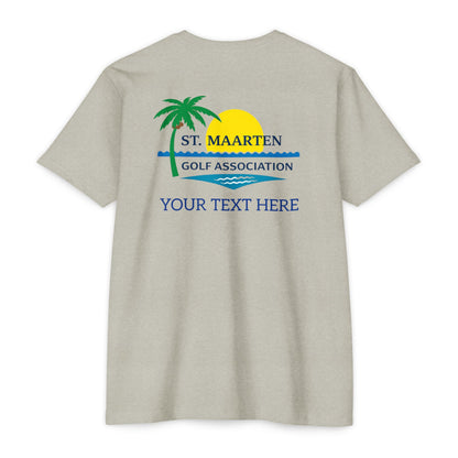 SMGA Classic Unisex Golf T-Shirt. Official Sint Maarten Golf Association Apparel