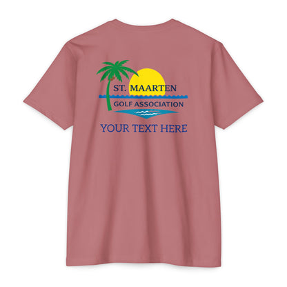 SMGA Classic Unisex Golf T-Shirt. Official Sint Maarten Golf Association Apparel