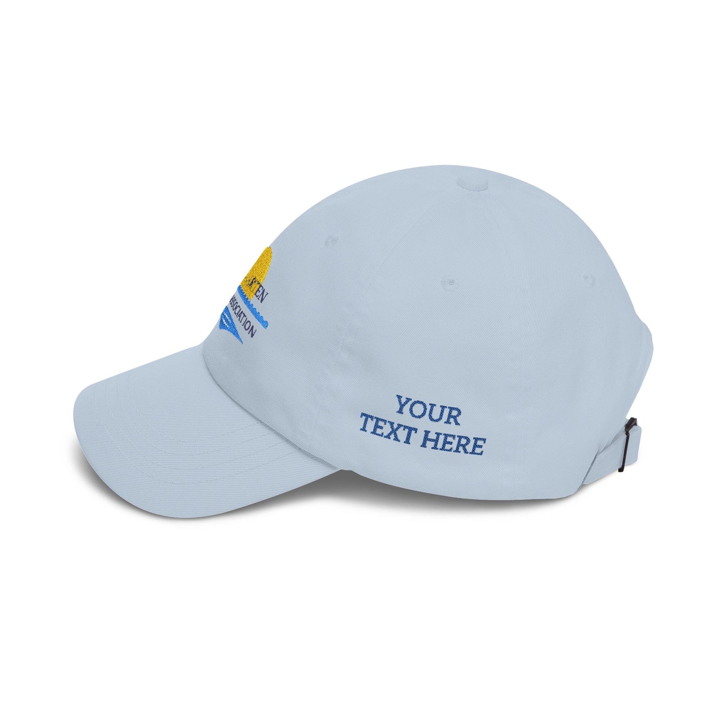 St. Maarten Golf Association Dad Cap — Tropical Palm & Sunset Embroidered Hat