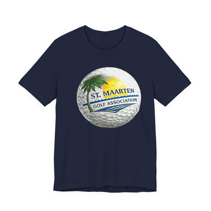 St. Maarten Golf Association Tee — Tropical Golf Ball Graphic T-Shirt
