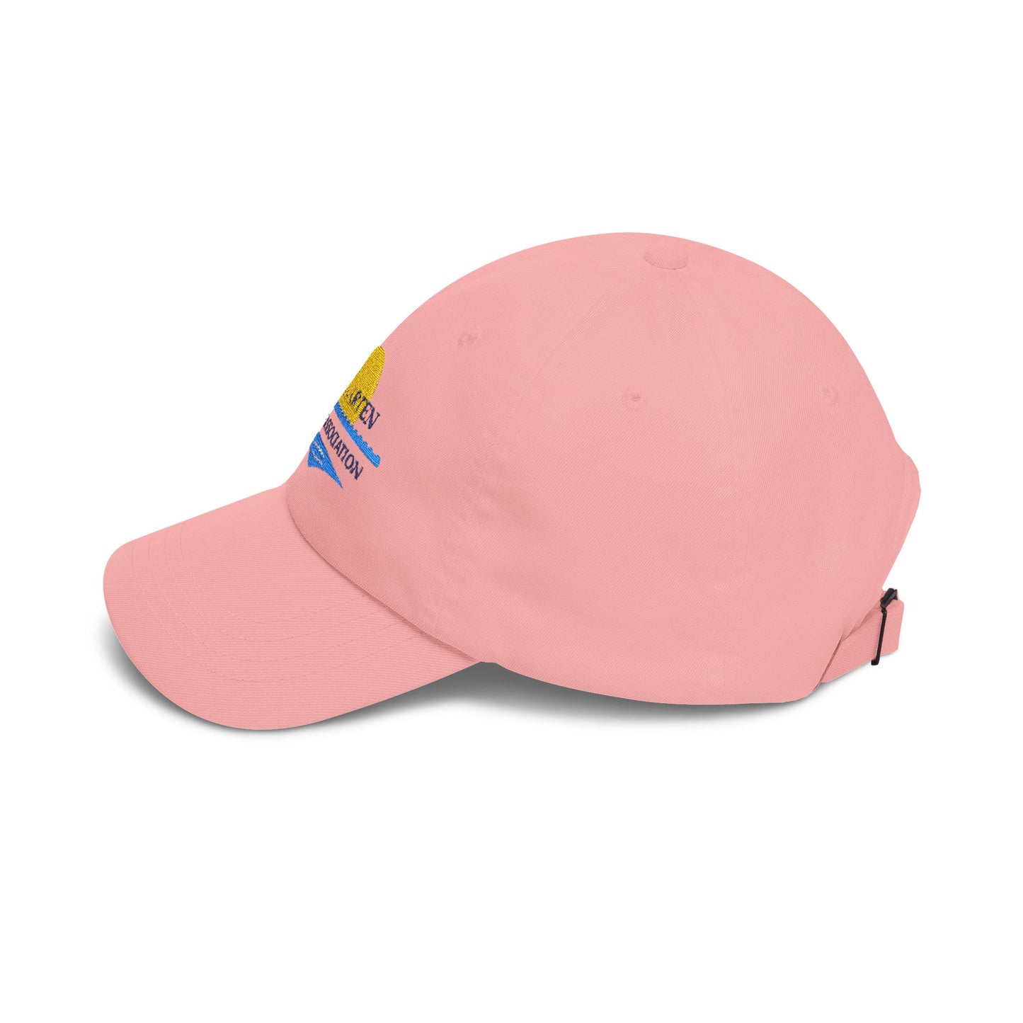 St. Maarten Golf Association Embroidered Dad Cap — Tropical Palm & Sunset Hat