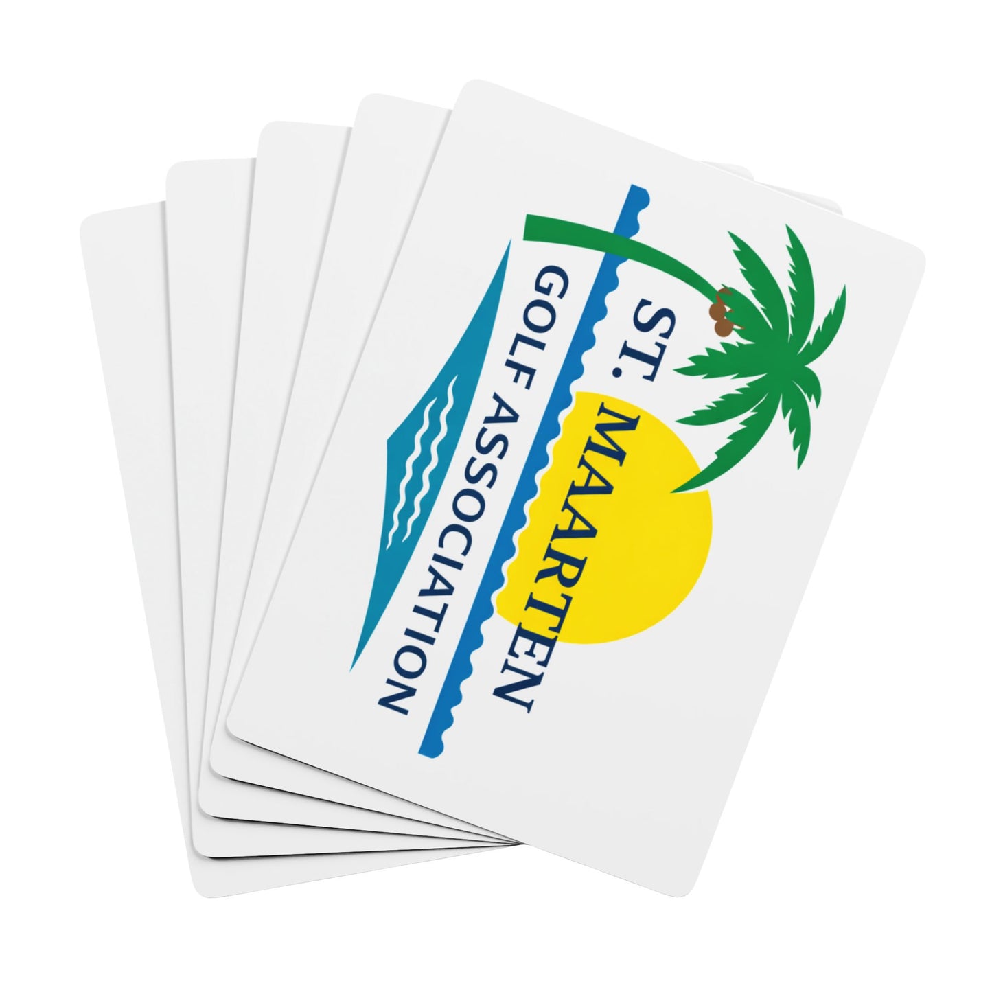 St. Maarten Golf Association Poker Playing Cards – Custom Casino Deck