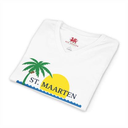 St. Maarten Golf Association V-Neck Tee