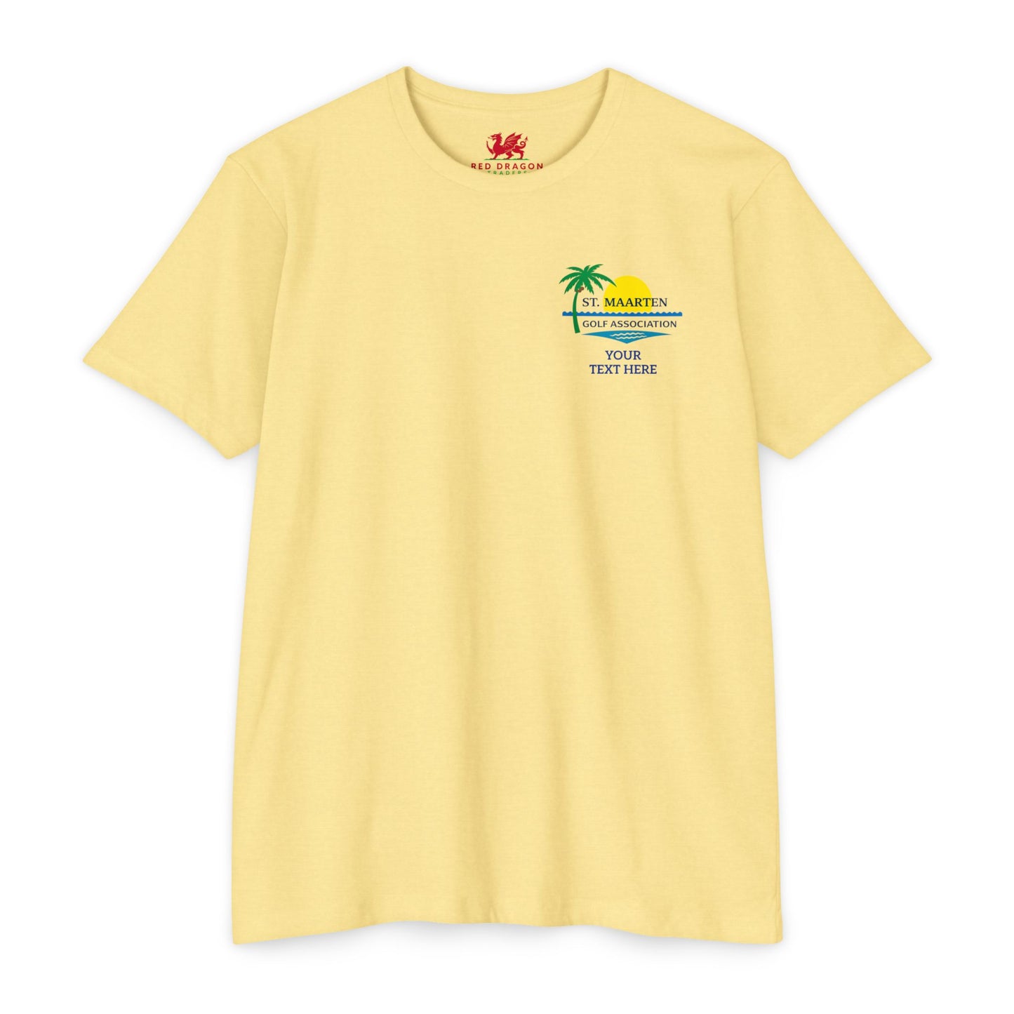 SMGA Classic Unisex Golf T-Shirt. Official Sint Maarten Golf Association Apparel