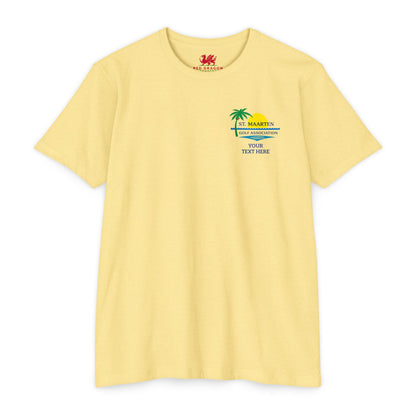 SMGA Classic Unisex Golf T-Shirt. Official Sint Maarten Golf Association Apparel