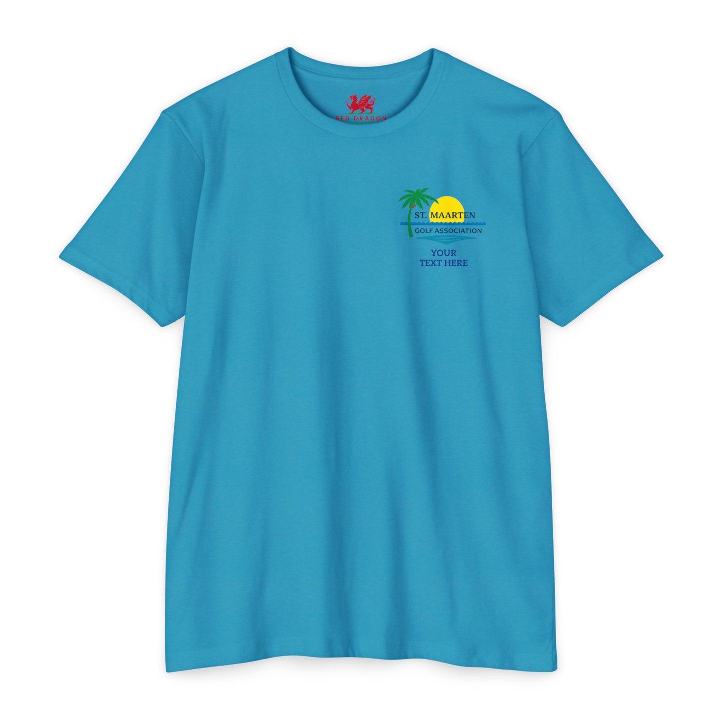 SMGA Classic Unisex Golf T-Shirt. Official Sint Maarten Golf Association Apparel