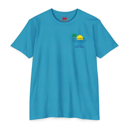 SMGA Classic Unisex Golf T-Shirt. Official Sint Maarten Golf Association Apparel