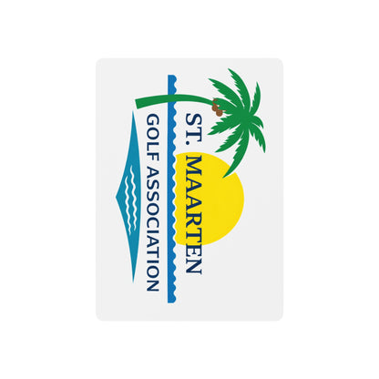 St. Maarten Golf Association Poker Playing Cards – Custom Casino Deck