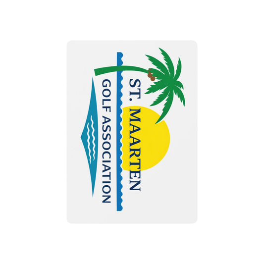 St. Maarten Golf Association Poker Playing Cards – Custom Casino Deck