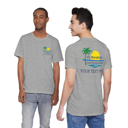 St.Maarten Golf Association Unisex Jersey Short Sleeve Tee