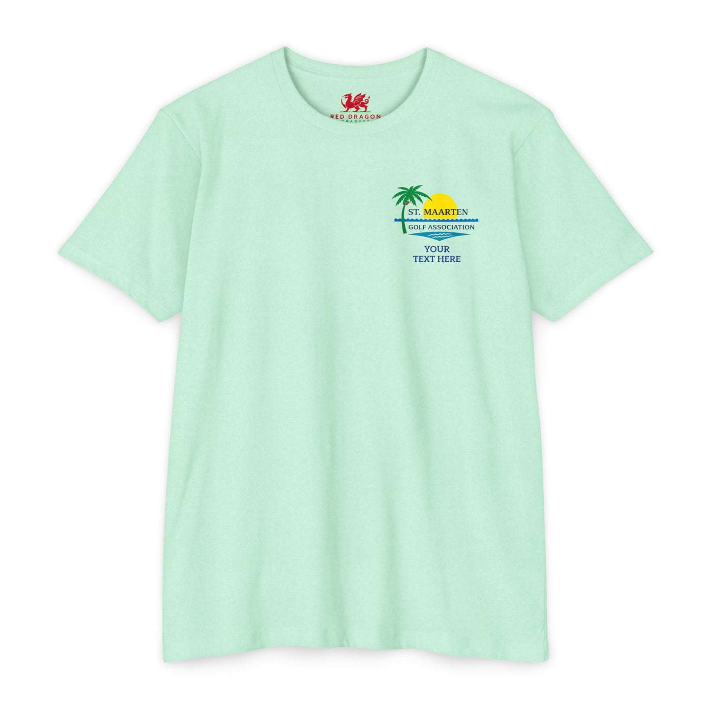 SMGA Classic Unisex Golf T-Shirt. Official Sint Maarten Golf Association Apparel