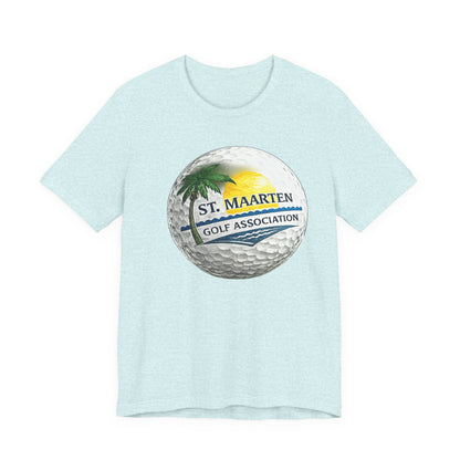 St. Maarten Golf Association Tee — Tropical Golf Ball Graphic T-Shirt