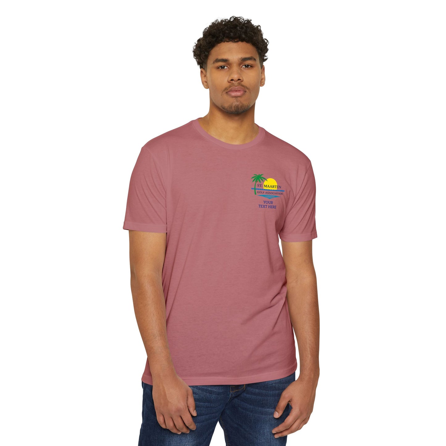 SMGA Classic Unisex Golf T-Shirt. Official Sint Maarten Golf Association Apparel